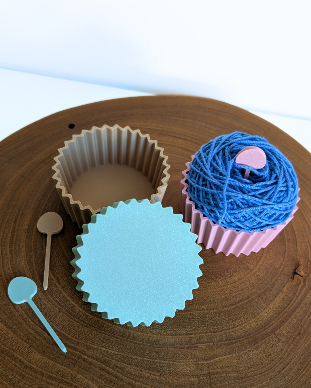 Muffinwolle (Wollhalter)