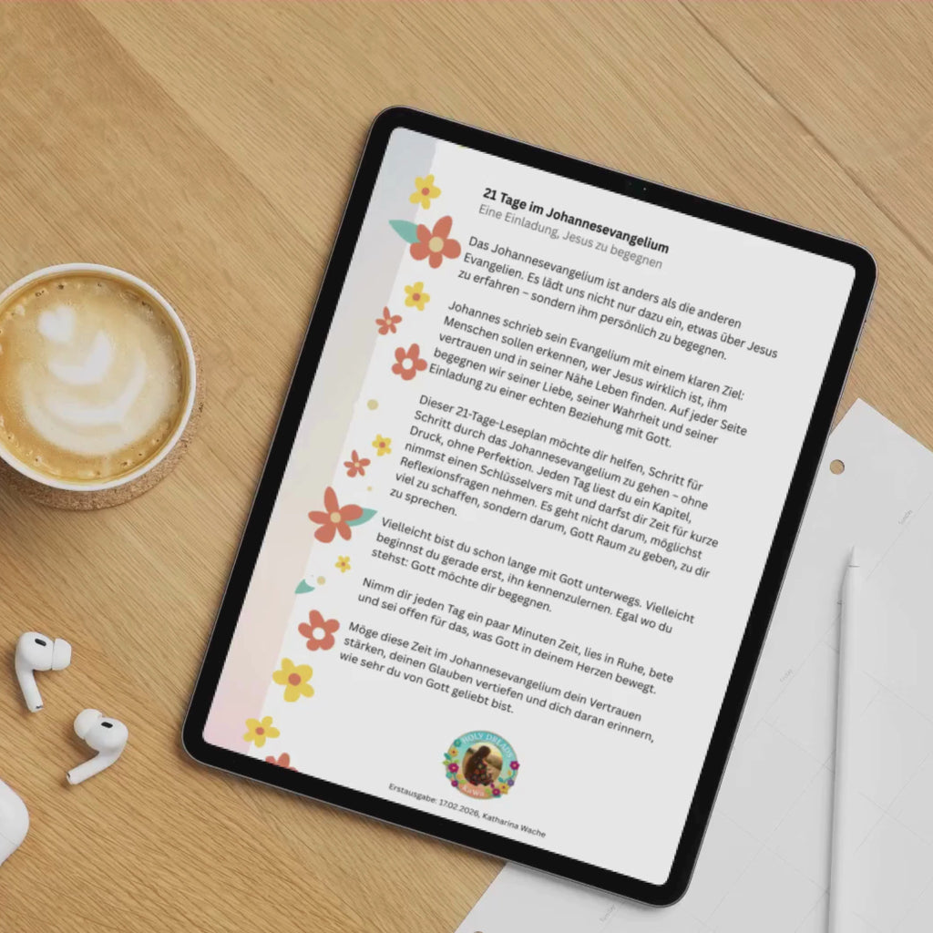 Johannes Leseplan – 21 Tage im Johannesevangelium